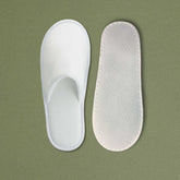 No Logo Super Deluxe Closed Toe Slippers In Velour - 100Pack